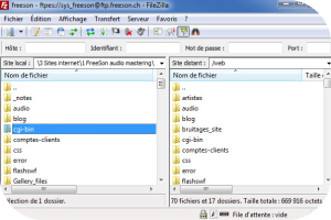 t&eacute;l&eacute;chargement sur compte FTP