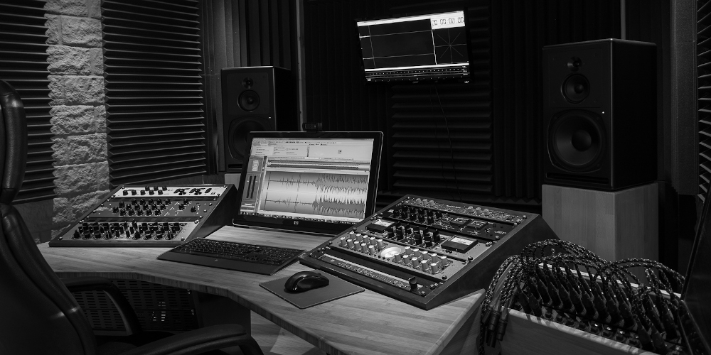 La régie du FreeSon Audio Mastering